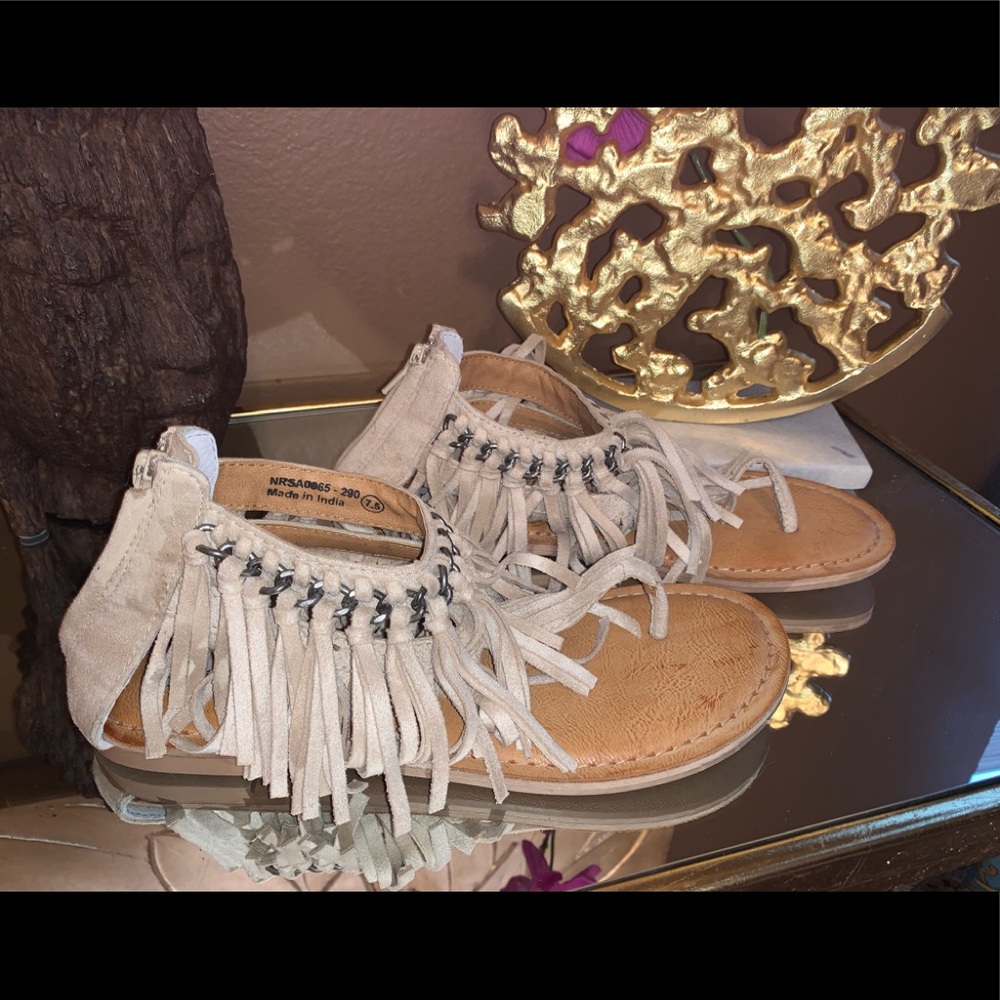 Fringe Sandals